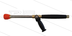 Spuit- / nevellans - verstelbaar - zonder nozzle - L=520mm - 250 Bar - 80 l/min - max 60°C - 1/4" bu