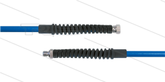 Carwash Titan-Slide slang blauw 1/4" - 3,2m - 1/4"W x 1/4"bu - 2x SKB zwart - 300 Bar