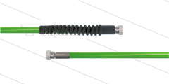 Carwash Titan-Slide slang groen 1/4" - 5,0m - 2x 1/4"W - 1x SKB zwart - 300 Bar
