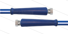 CleanFarm slang blauw 1/2" - 20m - 2x 1/2"W RVS - 2x KBS - 80 Bar