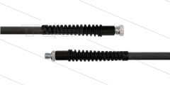 HD-slang zwart 1/4" - Flexy - 1SN - 8,0m - 1/4" W x 1/4" bu - 2x SKB - 300 Bar