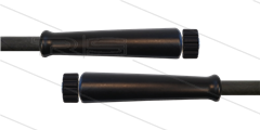 HD-slang zwart 5/16" - 1SN Plus - 5,0m - 2x M22x1,5 W vlak - 2x KBS - 315 Bar