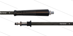 HD-slang zwart 5/16" - 2SCX - Forever - 20m - 3/8"bu x Ø11mm pistoolnippel met lager RVS - 1x KBS