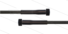 HD-slang zwart 5/16" - 1SC - 10m - 2x M22x1,5 W conisch - 2x KBS - 250 Bar