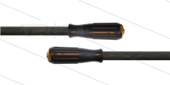 HD-slang zwart 5/16" - 1SC - 10m - 2x M22x1,5 lange wartel - 250 Bar