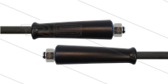 HD-slang zwart 3/8" - 1SN - 10m - 2x M18x1,5 (12L) DKOL - 2x KBS - 210 Bar