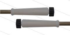 HD-slang grijs 5/16" - 1SN Plus - 10m - 2x M22x1,5W vlak - 2x KBS - 315 Bar
