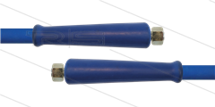 HD-slang blauw 1/2" - 1SC - 10m - 2x M22x1,5 (15L) DKOL RVS - 2x KBS - 250 Bar