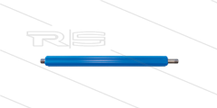 AL-F lans - L=340mm - recht - RVS - blauw - isolatie L=300mm - 250 Bar - max 90°C - 2 x 1/4" bu 