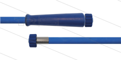 HD-slang blauw 3/8" - 2SC - 10m - 2x M22x1,5 W vlak - 1x KBS - 400 Bar