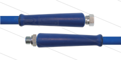 HD-slang blauw 1/2" - 1SC - 15m - 1/2"W x 1/2"bu - 2x KBS - 250 Bar