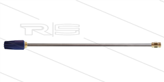 Lans passend op Kränzle - RVS - L=600mm - compleet met AR4 / M22x1,5 nippel en UR25 vuilfrees 040 - 250 Bar