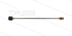 Lans passend op Nilfisk - staal - L=500mm - compleet met AR4 / M22x1,5 nippel en EG-nozzlehouder met vlakstraalnozzle 15.040