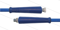 HD-slang blauw 3/8" - 1SC - 10m - 3/8"W x 3/8"bu - 2x KBS - 250 Bar