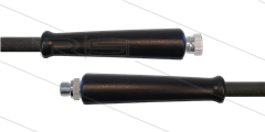 HD-slang zwart 3/8" - 2SC - 5,0m - 3/8"W x 3/8"bu - 2x KBS - 400 Bar