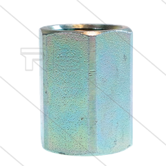 Nozzlesok - verzinkt staal - 2x 1/4" bi