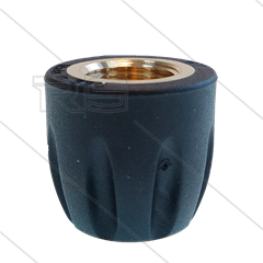 Wartelmoer M18x1,5 bi - zwart - voor nozzlehouder 119063