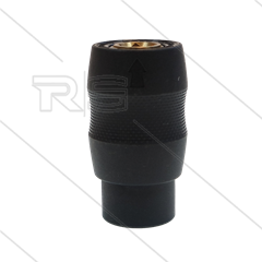 Voorzetkoppeling - RPS35 - 1/4" bu - messing - voor KEW insteekpen - ontkoppelt naar voren