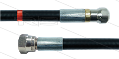 NW5 rioolslang - 20m - 200 Bar - nozzle met voorboring - 1/4" W - met eindmarkering