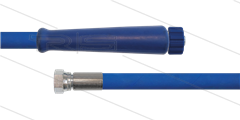 HD-slang blauw 1/2" - 1SC - 20m - M22x1,5 W x 3/8"W - 1x KBS - 250 Bar