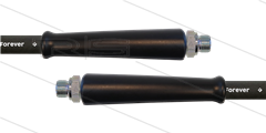 HD-slang zwart 1/2" - 2SCX - Forever - 10m - 2x 1/2"bu - 2x KBS - 400 Bar