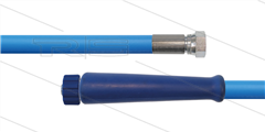 HD-slang blauw 3/8" - 2SC glad - HyWasher - 15m - 3/8"W x M22x1,5 W conisch - 1x KBS - 400 Bar