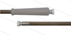 HD-slang grijs 3/8" - 2SN - 20m - 2x 1/2"W - 1x KBS - 400 Bar