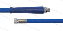 HD-slang blauw 1/2" - 2SC - 20m - 1/2"bu x 1/2"W - 1x KBS - 400 Bar