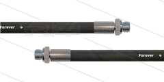 HD-slang zwart 1/2" - 2SCX - Forever - 25m - 2x 1/2"bu - geen KBS - 400 Bar