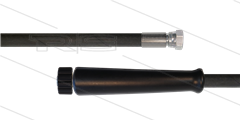 HD-slang zwart 5/16" - 1SN Plus - 28m - 3/8"W x M22x1,5 W vlak - 1x KBS - 315 Bar
