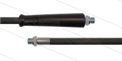 HD-slang zwart 5/16" - 1SN Plus - 30m - 2x 3/8"bu - 1x KBS - 315 Bar