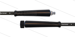 HD-slang zwart 1/2" - 1SCX - Forever - 10m - 3/8"bu x M22x1,5 W vlak - 2x KBS - 170 Bar