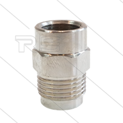 1/2" - snelkoppeling nippel - messing - 250 Bar - Ø11mm - max 150°C - Viton O-ring - 3/8" bi