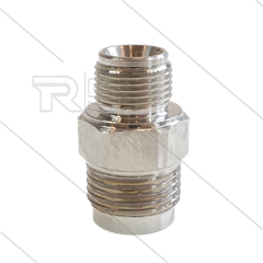 1/2" - snelkoppeling nippel - messing - 250 Bar - Ø11mm - max 150°C - Viton O-ring - 3/8" bu