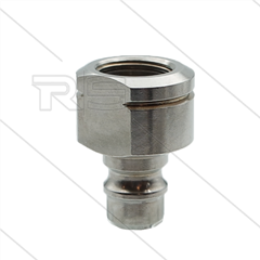Snap-Tite - nippel - RVS (gehard) - 552 Bar - 3/8" bi