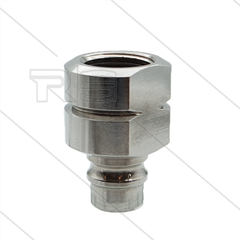 Snap-Tite - nippel - RVS (gehard) - 552 Bar - 1/2" bi
