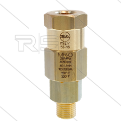 MR-O - Swivel - messing - 250 Bar - 40 l/min - max 90°C - 30 tpm - 1/4" bi x 1/4" bu