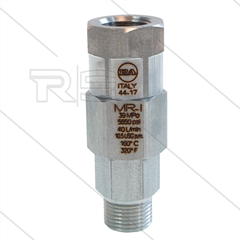 MR-I - Swivel - RVS - 350 Bar - 40 l/min - max 90°C - 30 tpm - 3/8" bi x 3/8" bu