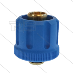 AR8 - M24x1,5 - wartel - messing - 350 Bar - Ø14mm - max 160°C - 1/4" bi