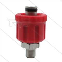 AR9 - M24x1.5 - wartel - RVS - 600 Bar - Ø15mm - max 160°C - 1/4" bu