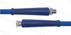 HD-slang blauw 1/2" - 2SC - 1,0m - 1/2"W x 1/2"bu - 2x KBS - 400 Bar