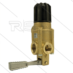 TIMAX - drukregelaar - 60 Bar - 200 l/min - max 60°C - In: 3/4" bi - Uit: 1/2" bi - Bypass: 1" bi