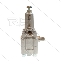 K10.1 - drukregelautomaat - 600 Bar - 19 tot 26 l/min - max 60°C - In: 3/8" bi - Uit: 3/8" bu