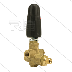 H284 - drukregelautomaat - 280 Bar - 8 tot 41 l/min - max 90°C - In: 3/8" bi - Uit: 3/8" bu