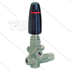 H560 - drukregelautomaat - RVS - 500 Bar - 10 tot 60 l/min - max 60°C - In: 1/2" bi - Uit: 1/2" bi