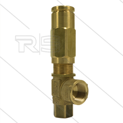 VS200/200 - veiligheidsventiel - 200 Bar - 200 l/min - 60°C - In: 3/4" bi - Bypass:1/2" bi - BSP