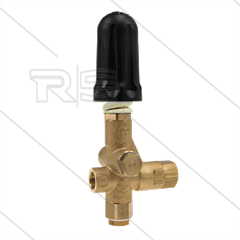 Pulsar RV - drukregelautomaat - met knop - 160 Bar - 40 l/min - 60°C - In: 3/8" bi - Uit: 3/8" bi
