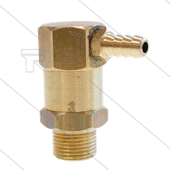 ES1 - aanloopventiel - max 280 Bar - 30 l/min - max 80°C - 3/8" bu - 1/4" (8mm) slangtule
