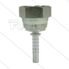 Persnippel - staal - 1/4" - 1/4" wartel - SW19