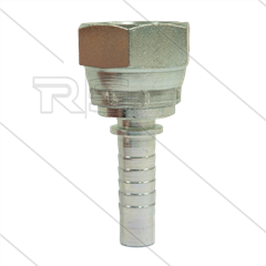 Persnippel - staal - 3/8" - 3/8" wartel - SW22